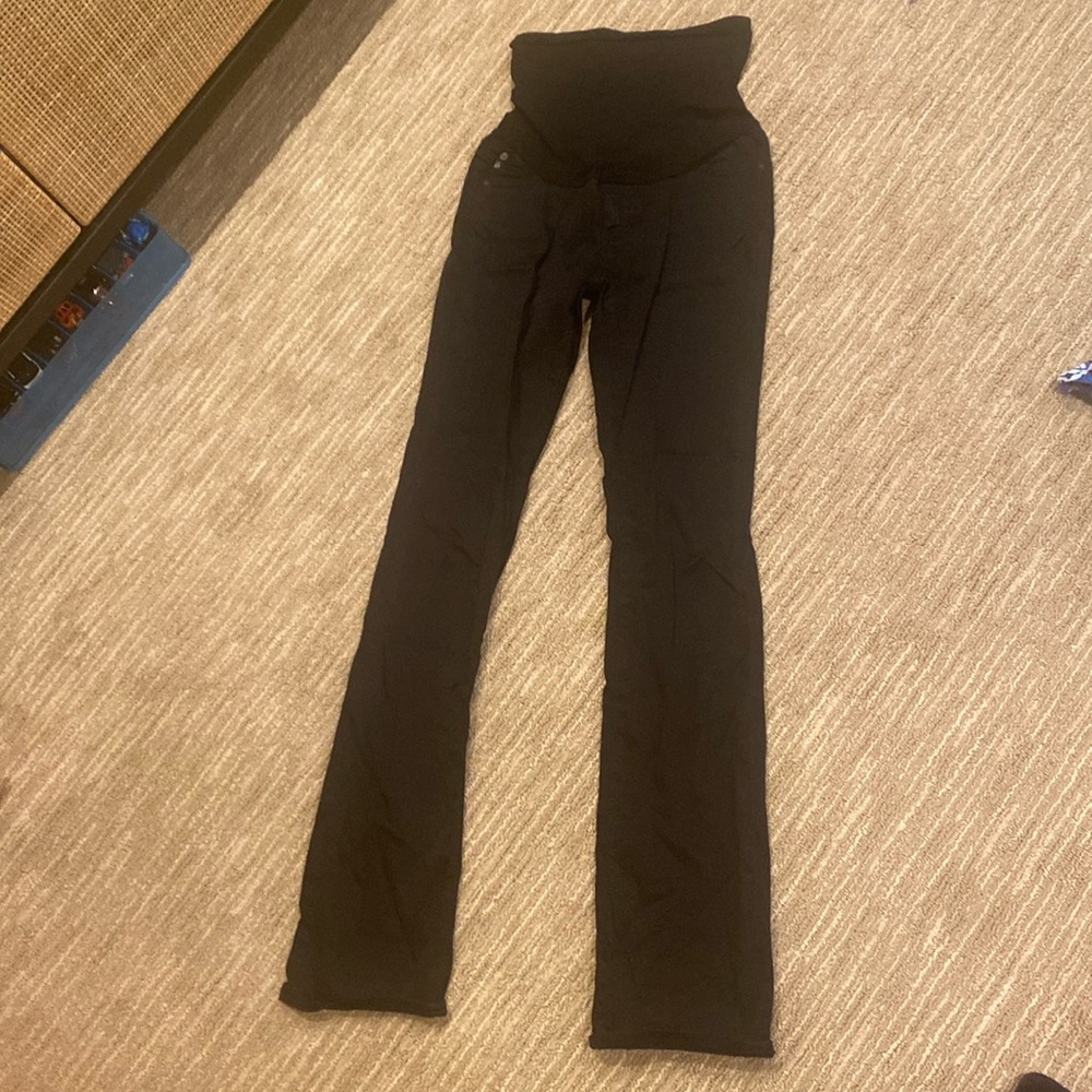 AG black maternity jeans